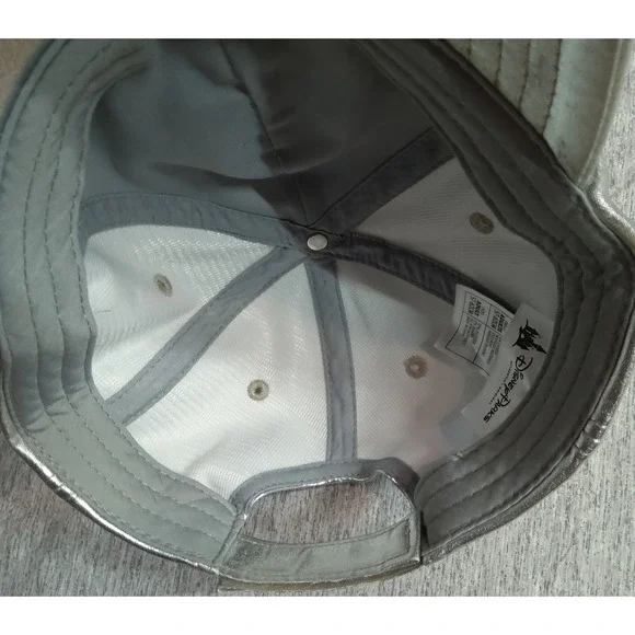 Disney Parks Mickey Mouse Silver baseball hat w/ 2 jewels on red shorts - Picture 7 of 8